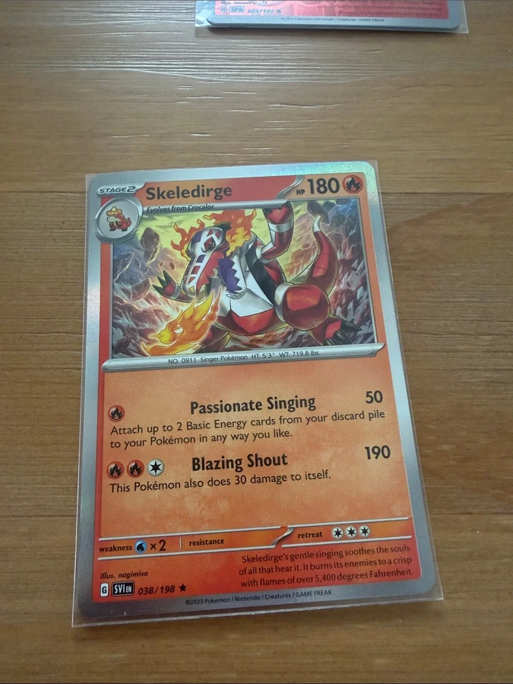 Fuecoco & Skeledirge Pokémon Lot | 4 Cards | Reverse Holo ✨5/$25✨